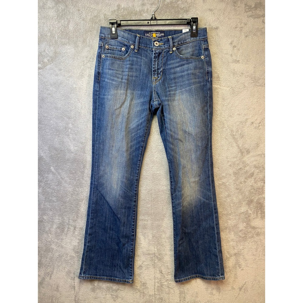 Lucky Brand Sweet N Low Bootcut Jeans Medium Wash Blue‎ Denim Size 4 / 27